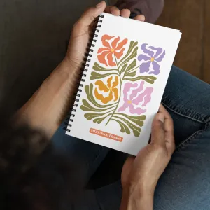 2025 Mood Blanket Journal - Abstract Flowers