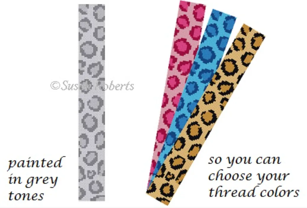 2274 Leopard Spots Key Fob