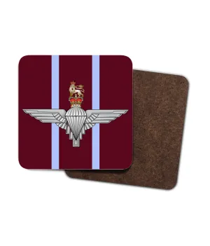 4 Pack Parachute Regiment Capbadge Hardboard Coaster