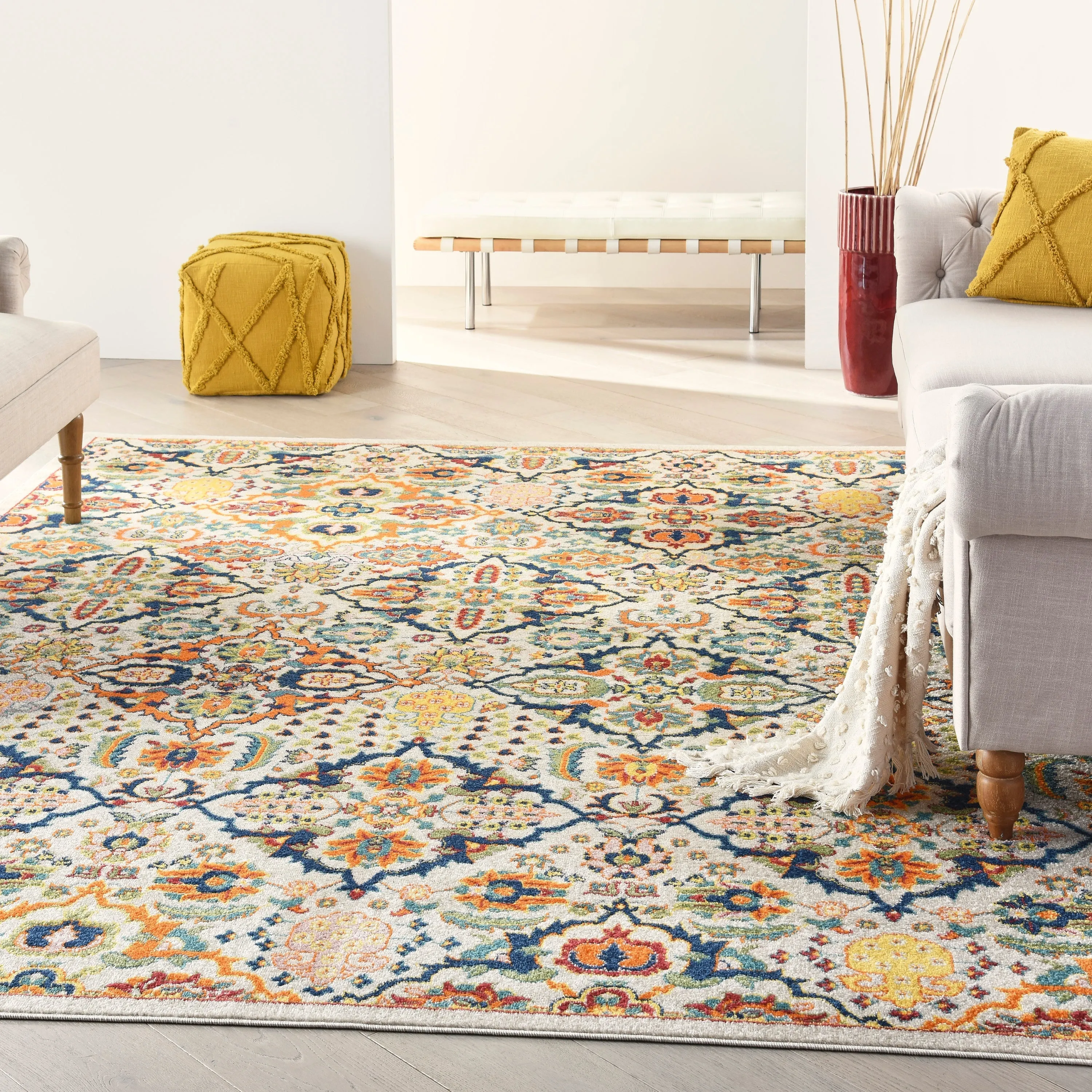 Allur Ivory/Multicolor Rug