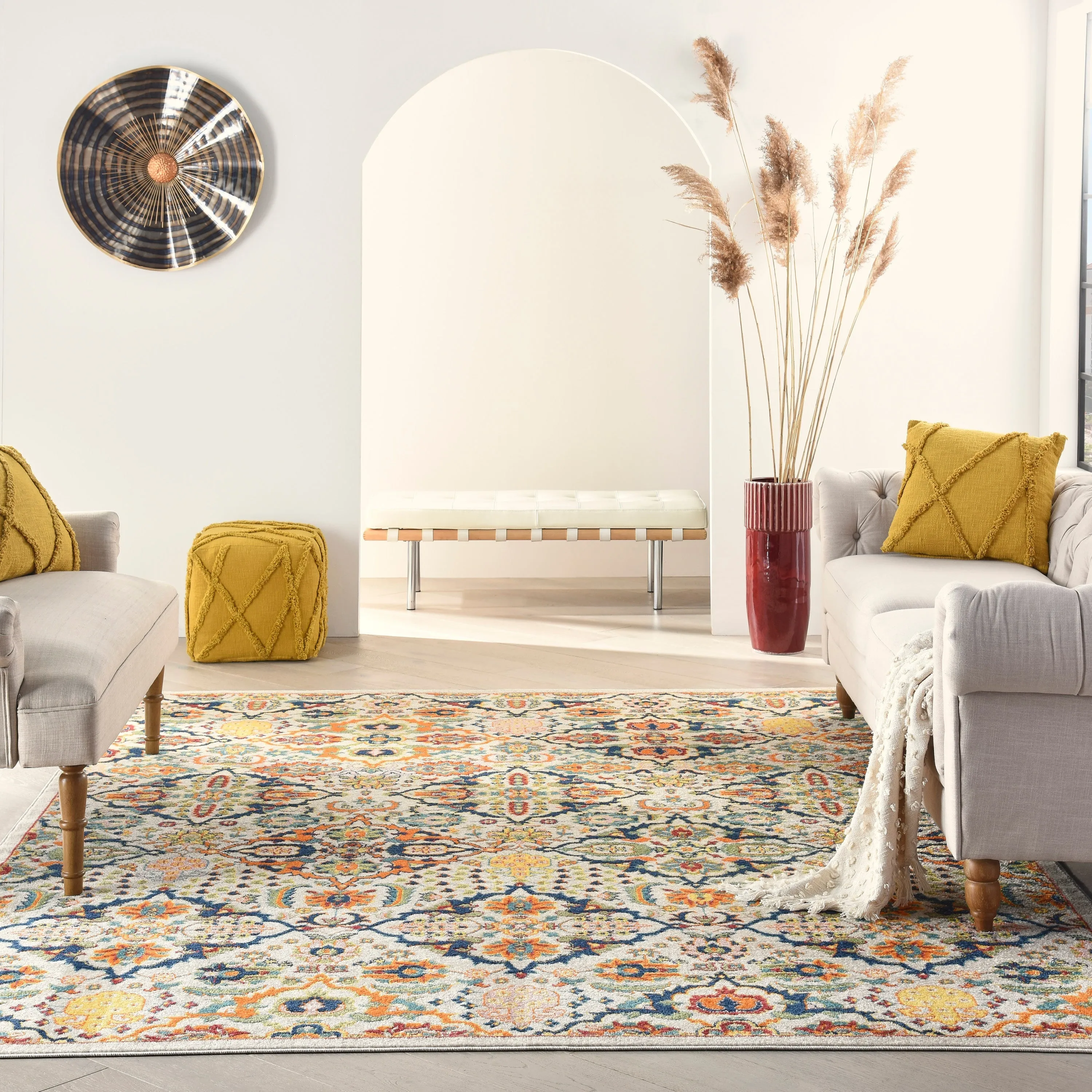 Allur Ivory/Multicolor Rug