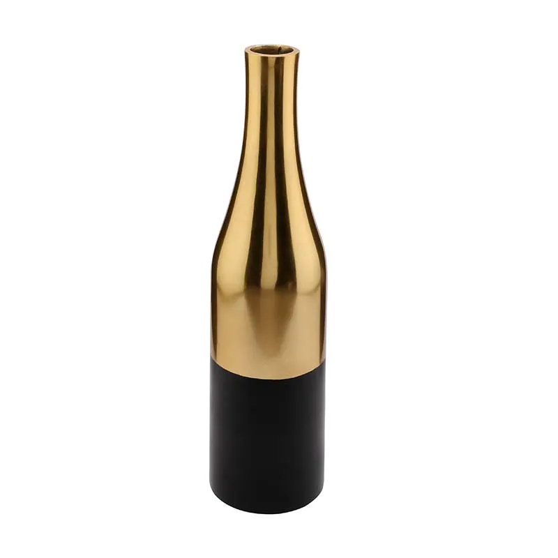 Aluminium Nickle Champagne Bottle Vase | Set of 2