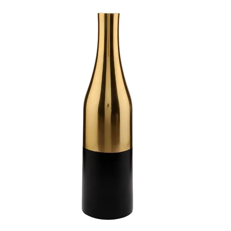 Aluminium Nickle Champagne Bottle Vase | Set of 2