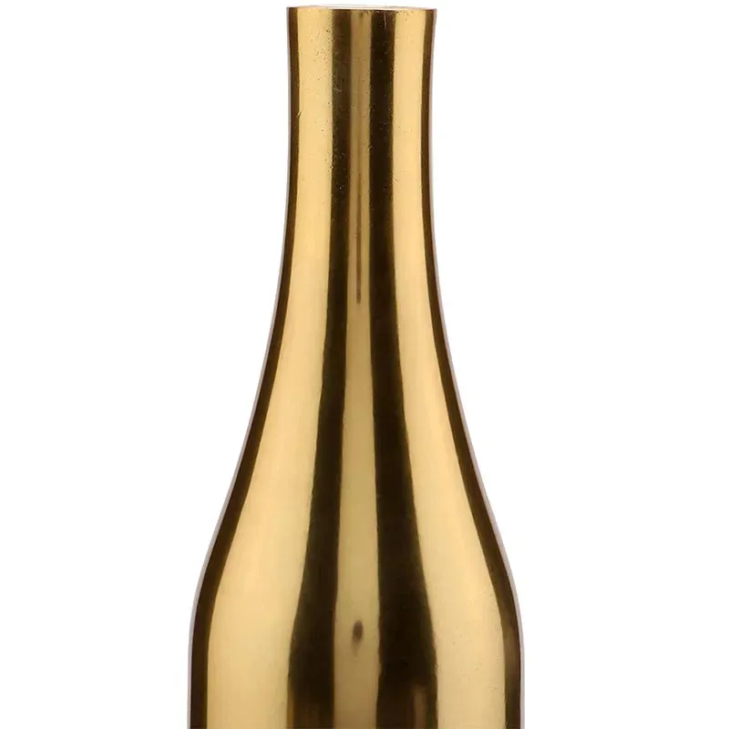 Aluminium Nickle Champagne Bottle Vase | Set of 2
