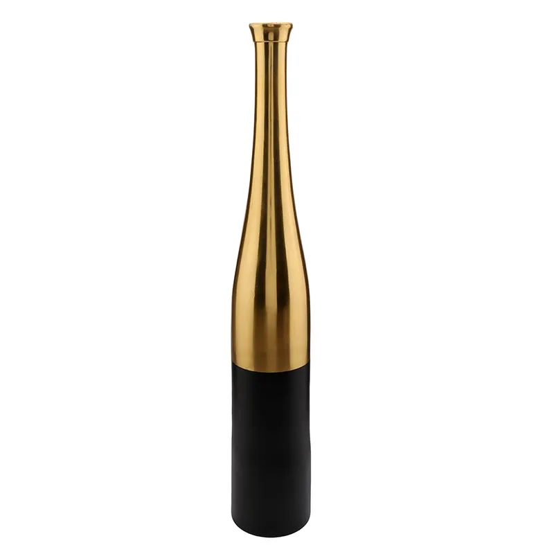 Aluminium Nickle Champagne Bottle Vase | Set of 2
