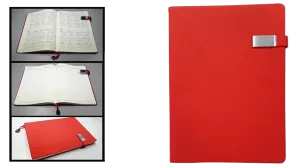 AMS-RM-8505 - RED -A5 size- Soft touch Notebooks