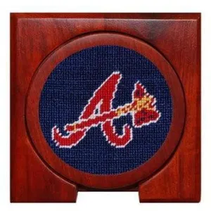 Atlanta Braves Needlepoint Coasters