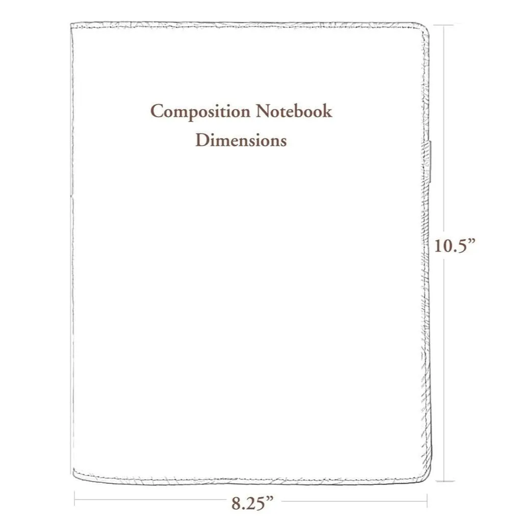 Avenue of Trees Composition Notebook Cover