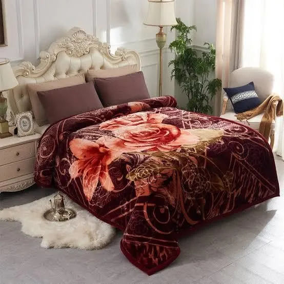 Bezzilish Home Luxurious Blanket Double Bed for Heavy Winter, Mink Blanket (Multicolor-01, 220 X 240 Cm) Lightweight Pack of 1, Specially for Diwali Gift (6)