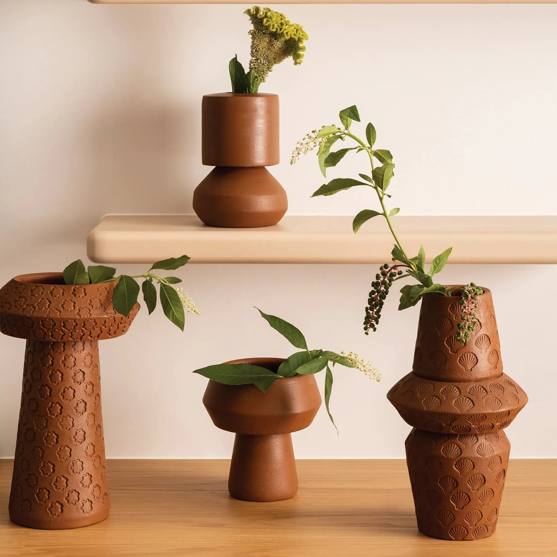 Bonnie & Neil Vase - Dandelion Pedestal 36cm