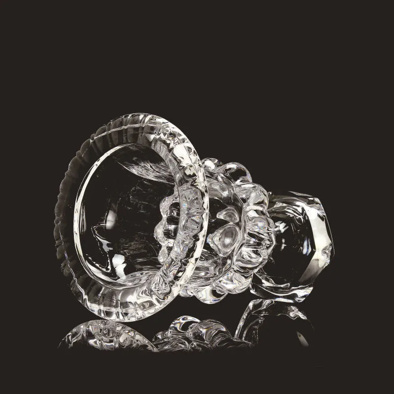 Bulk 7.6" Hurricane Glass Vase Wholesale