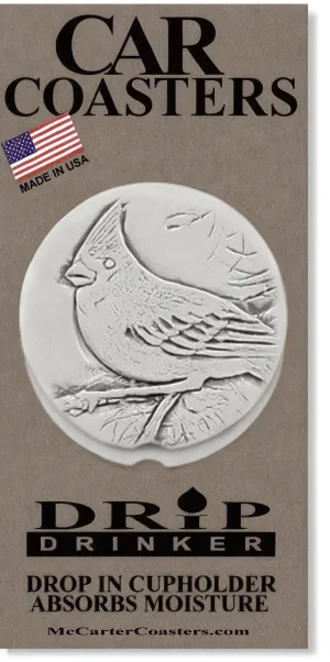 Cardinal Car Coasters
