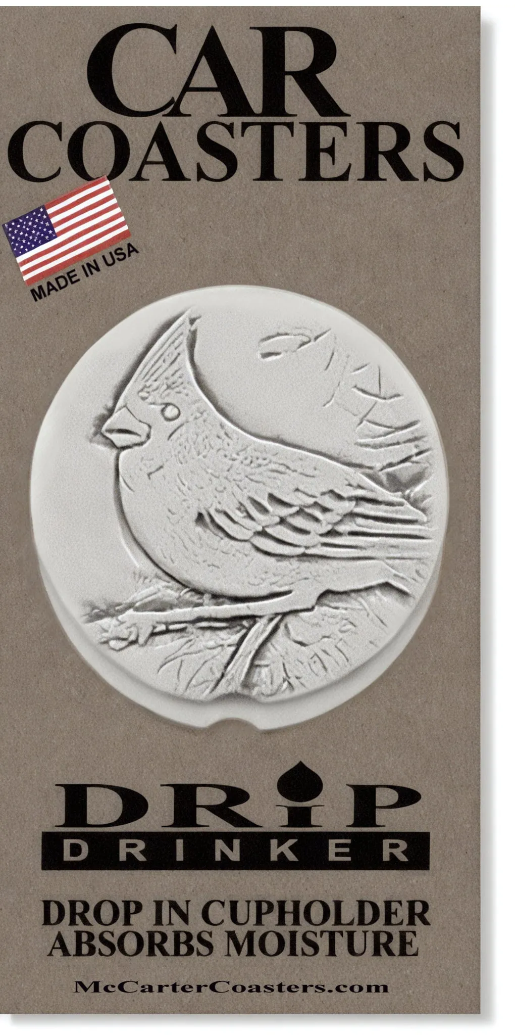 Cardinal Car Coasters