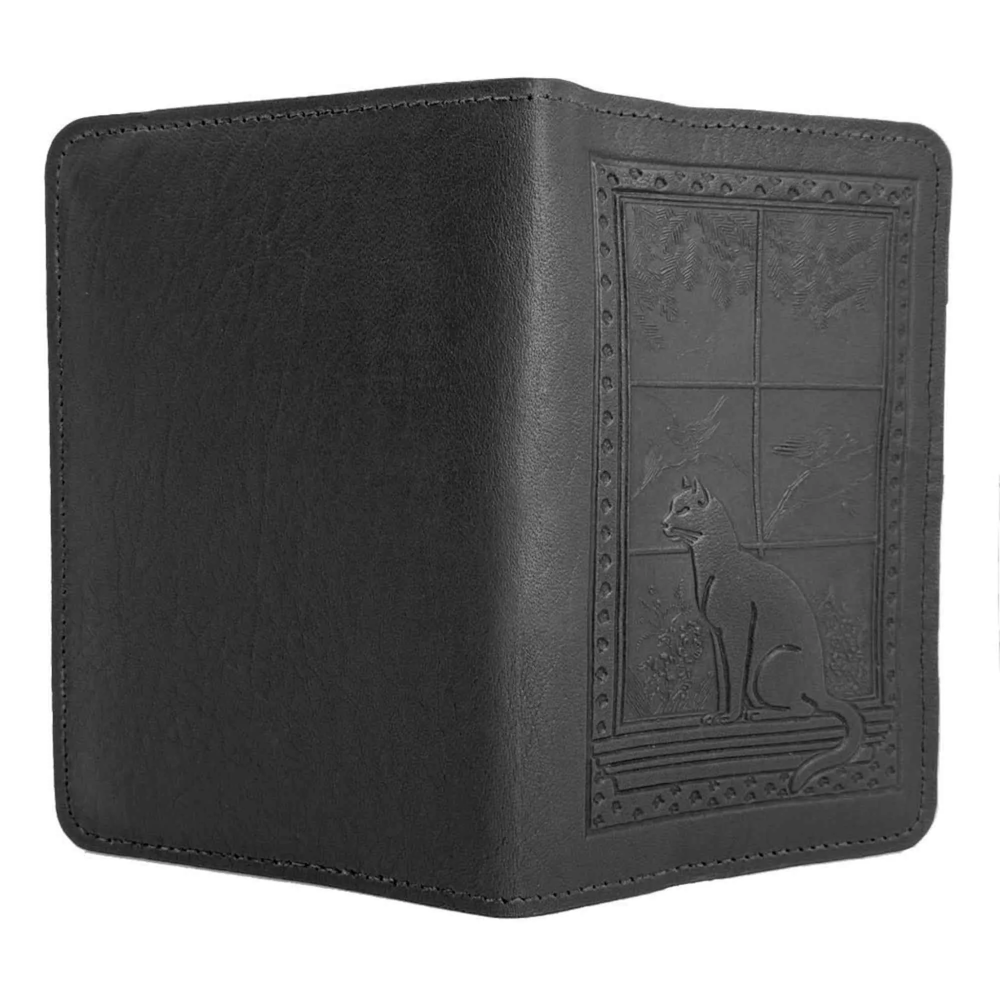 Cat in Window Pocket Notebook Cover