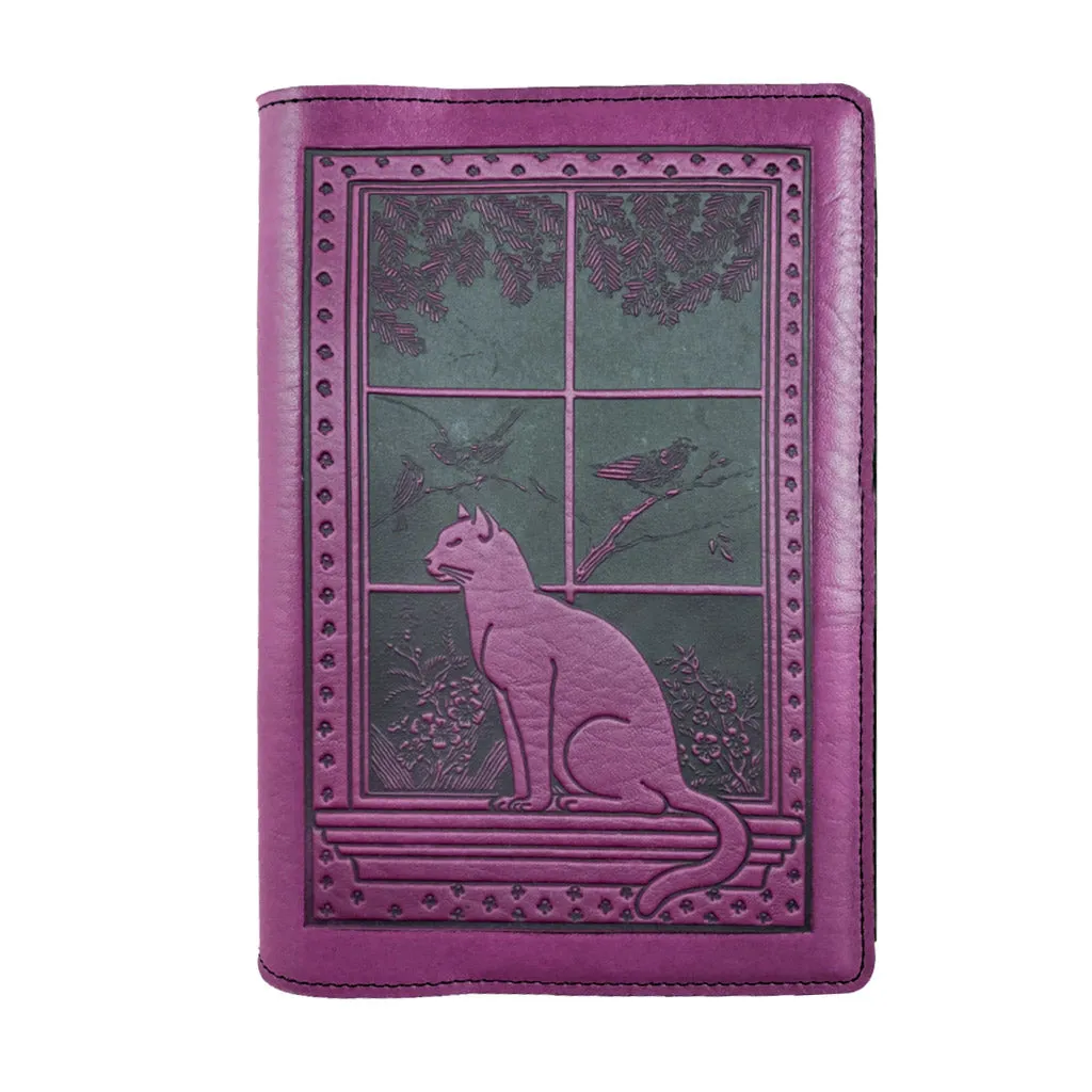 Cat in Window Pocket Notebook Cover