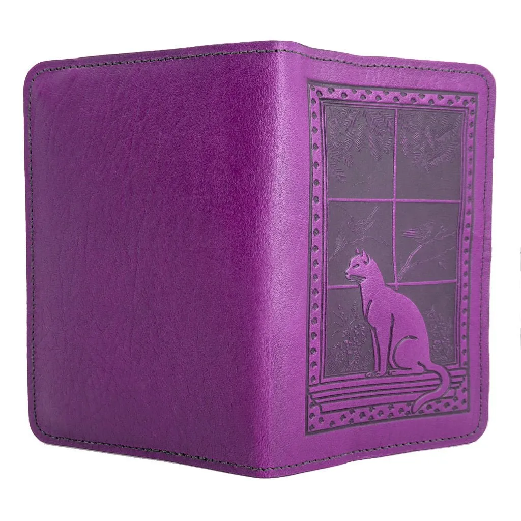 Cat in Window Pocket Notebook Cover
