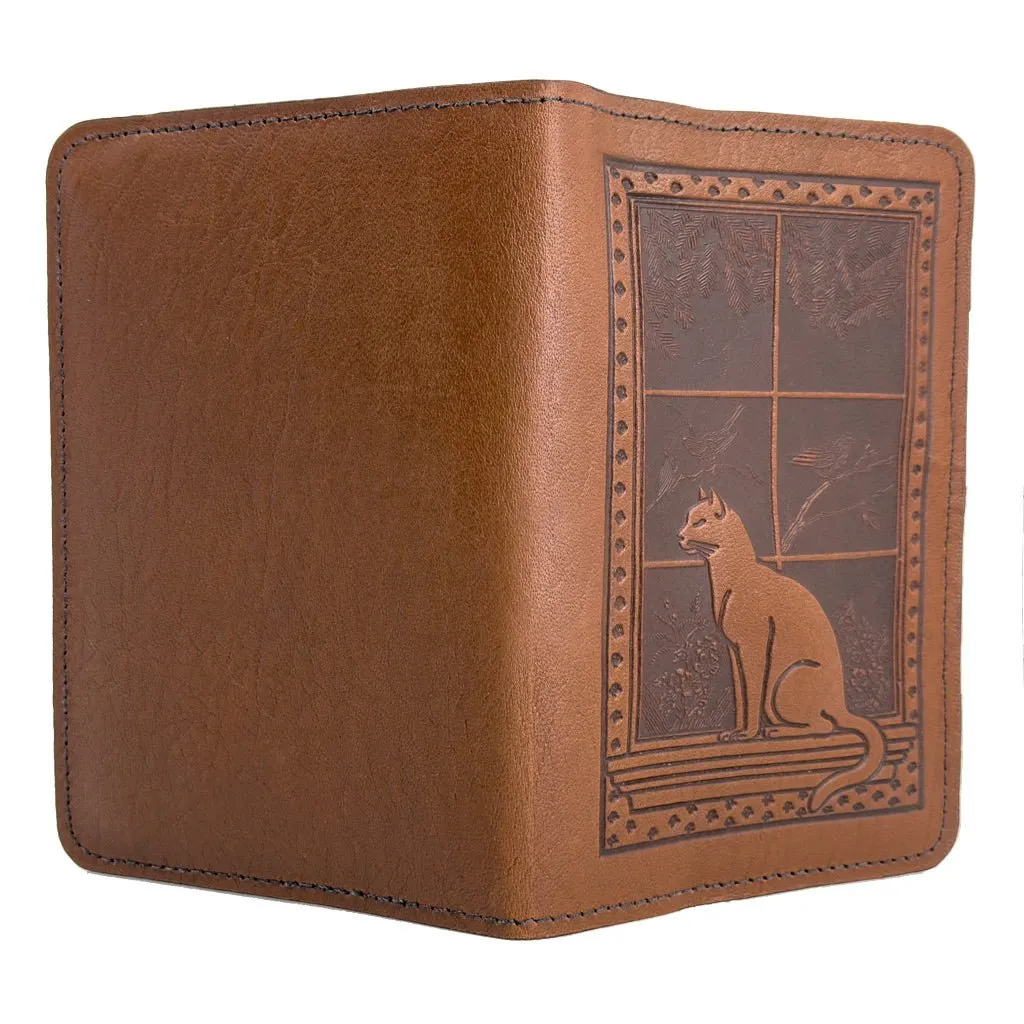 Cat in Window Pocket Notebook Cover