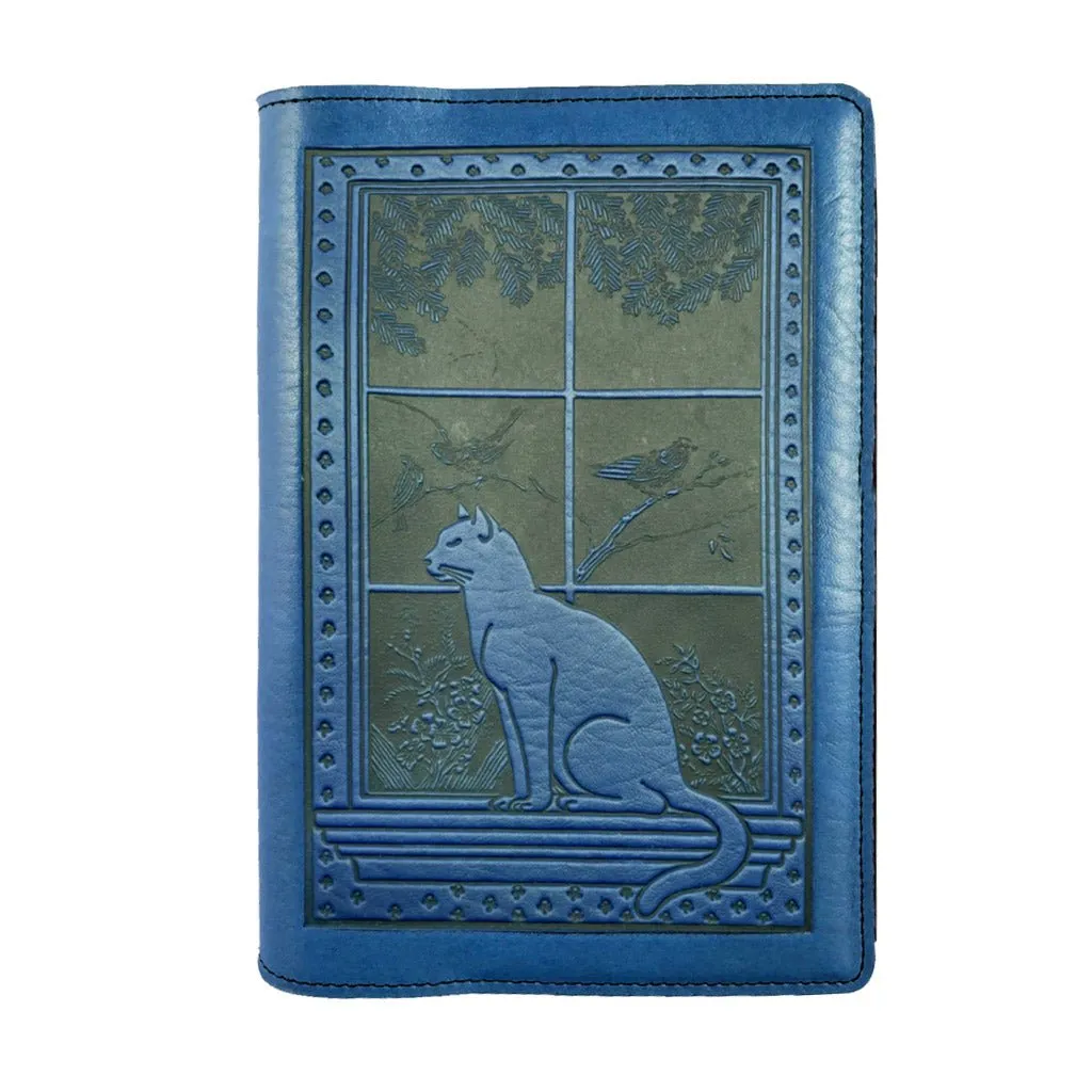 Cat in Window Pocket Notebook Cover