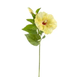 CB Imports Hibiscus Spray Yellow 62cm