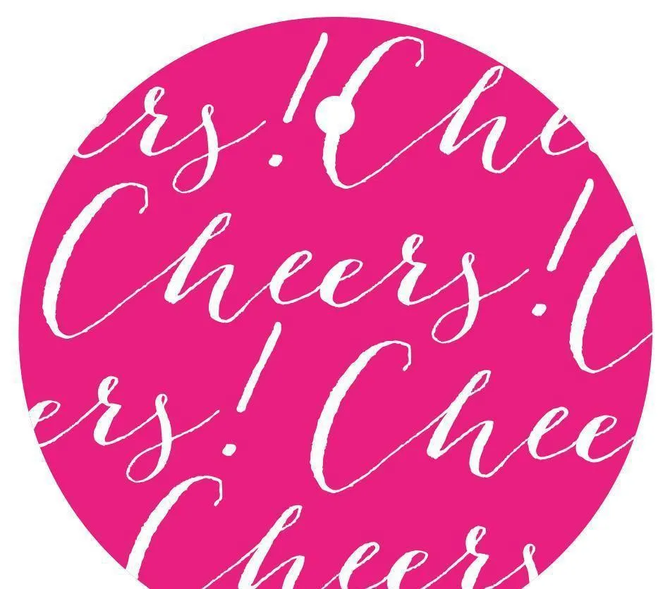 Cheers! Circle Gift Tags, Chic Style