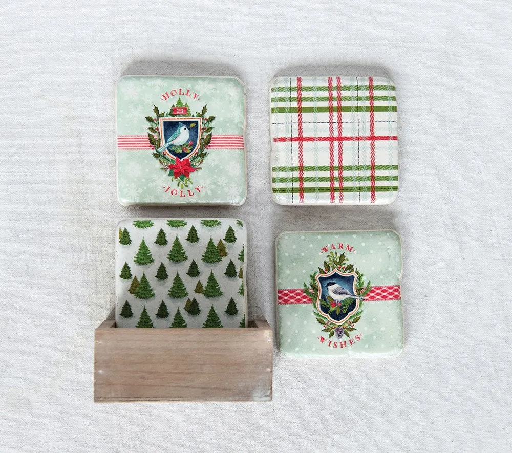 Christmas Coaster Set