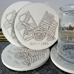 Civil War Drink Coasters
