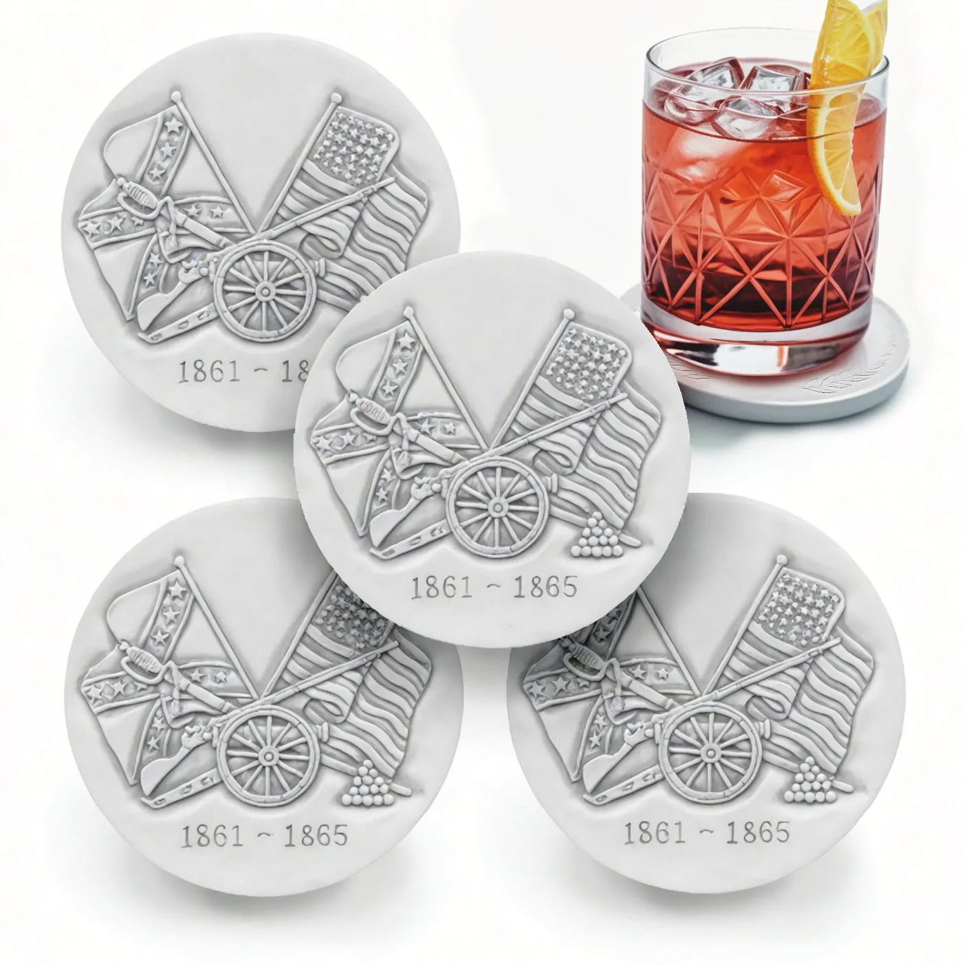 Civil War Drink Coasters