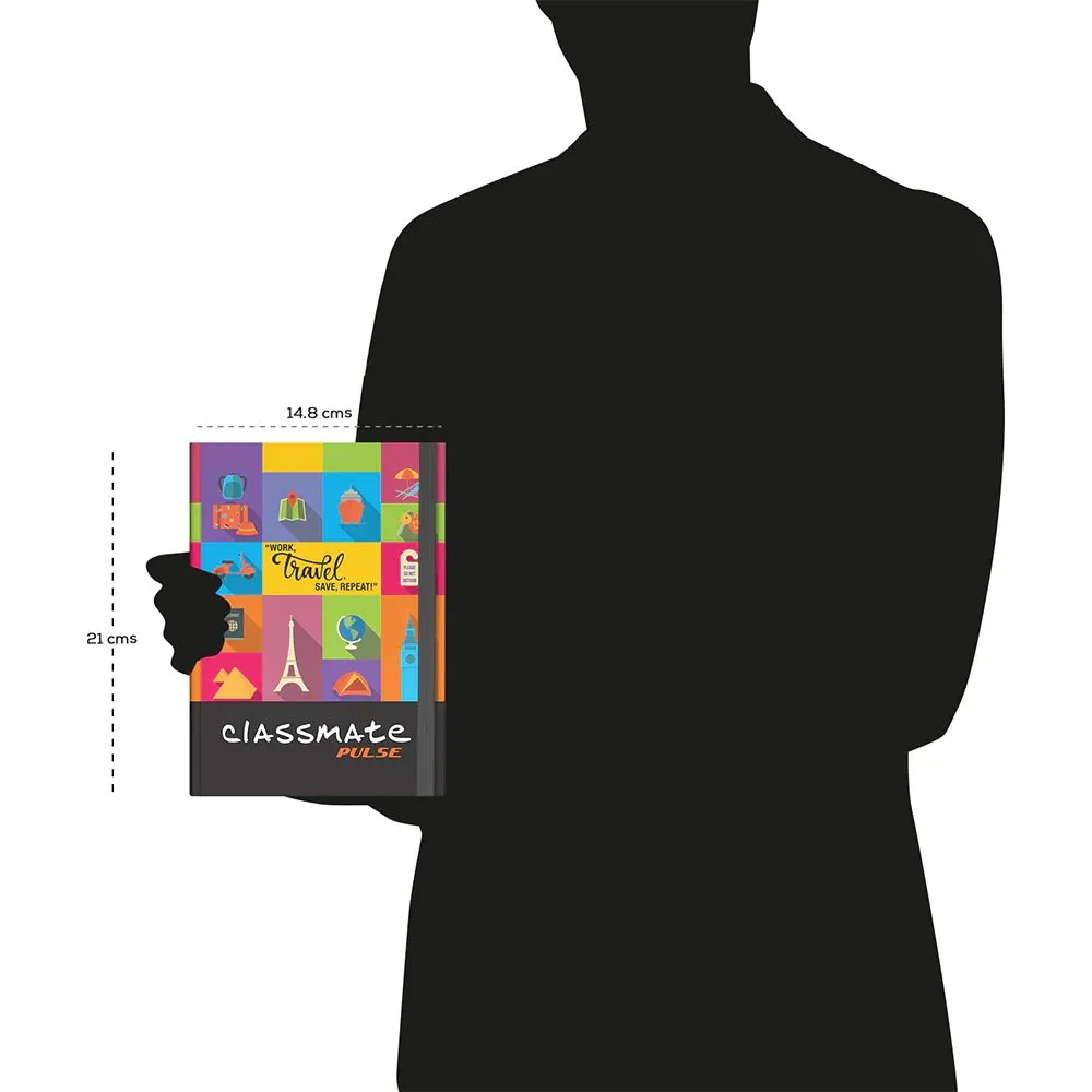 Classmate Pulse-A5 Hard Unruled Notebooks