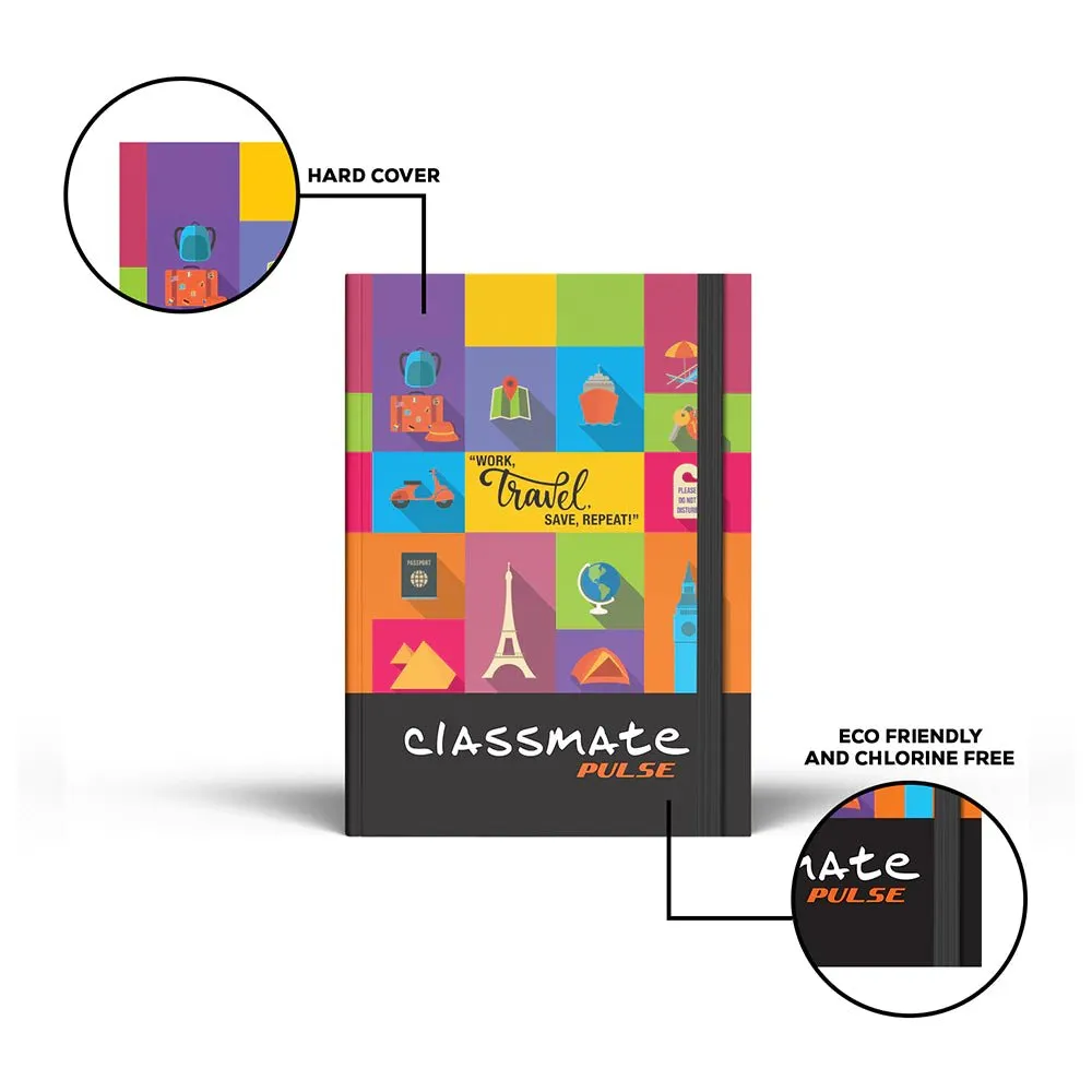 Classmate Pulse-A5 Hard Unruled Notebooks