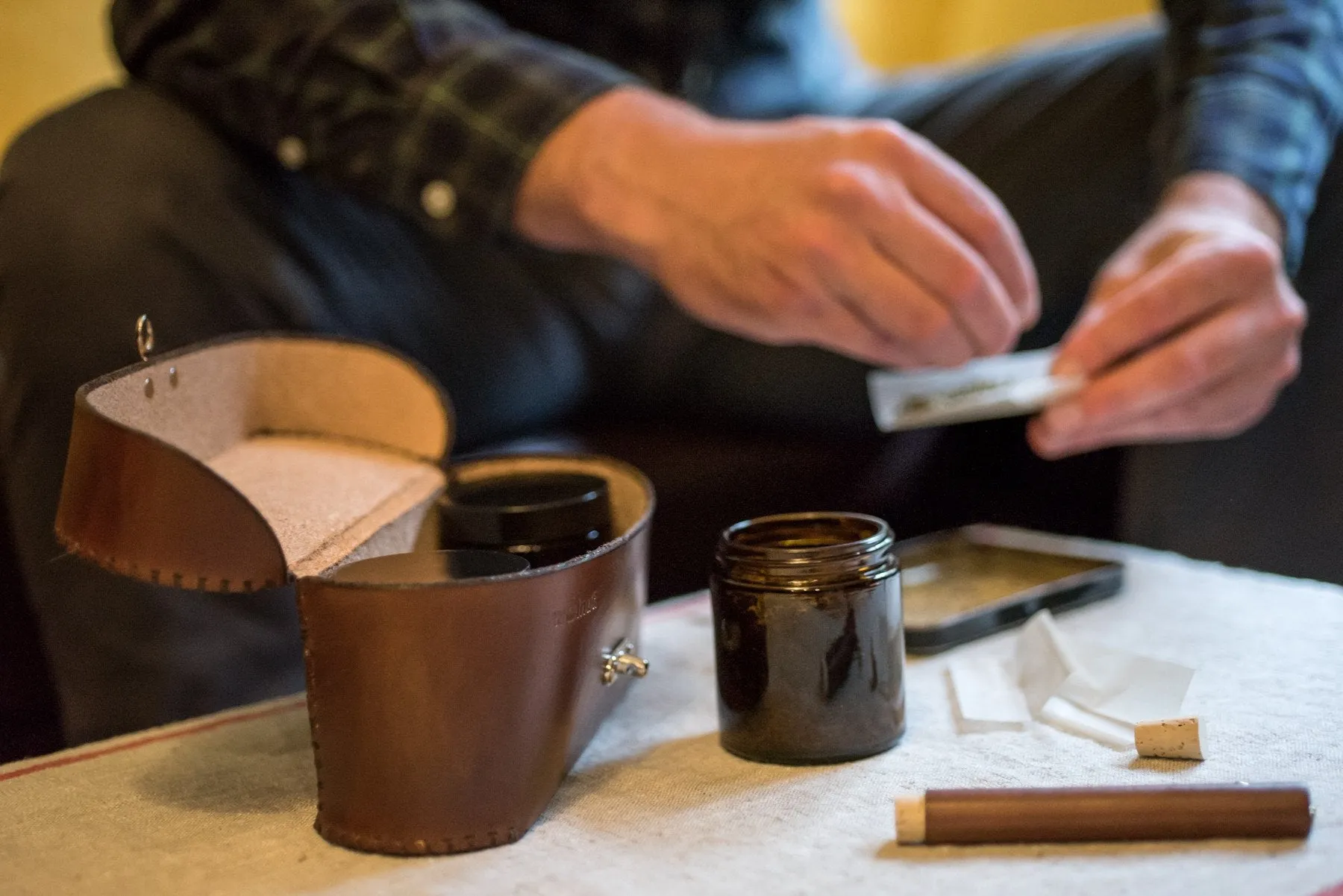 Classy Stash - Leather Box Organizer