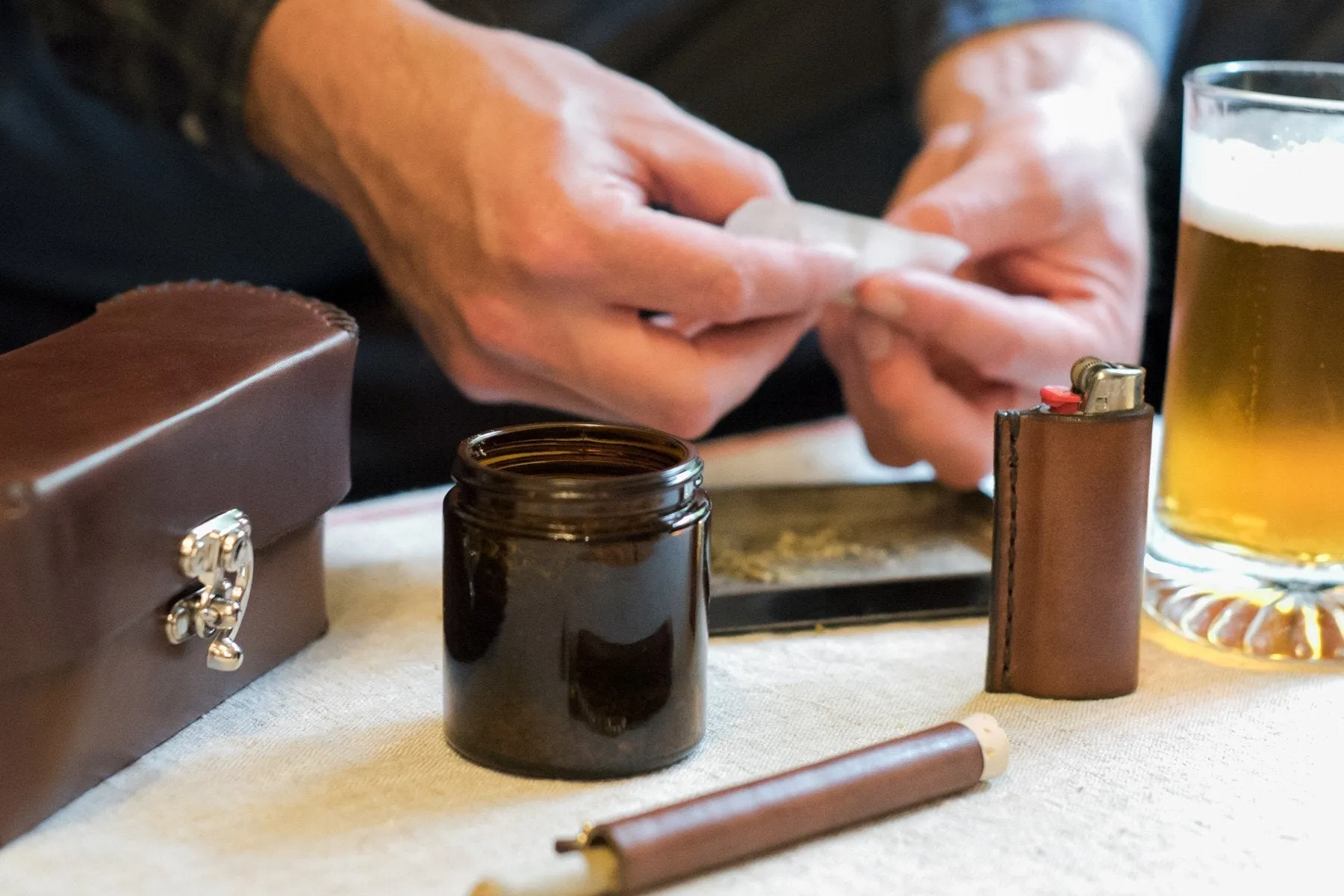 Classy Stash - Leather Box Organizer