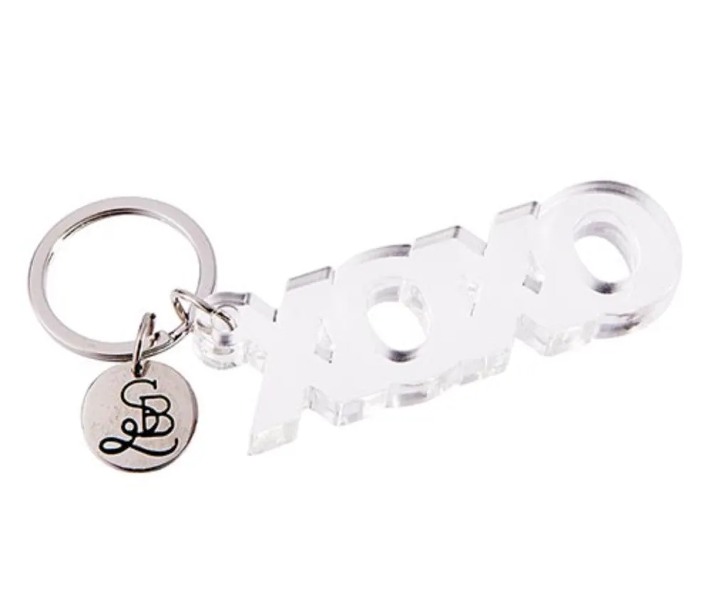 Clear Acrylic Key Tags