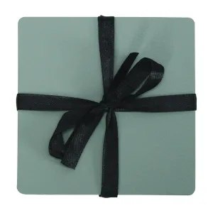 Coaster Set - Recycled Leather