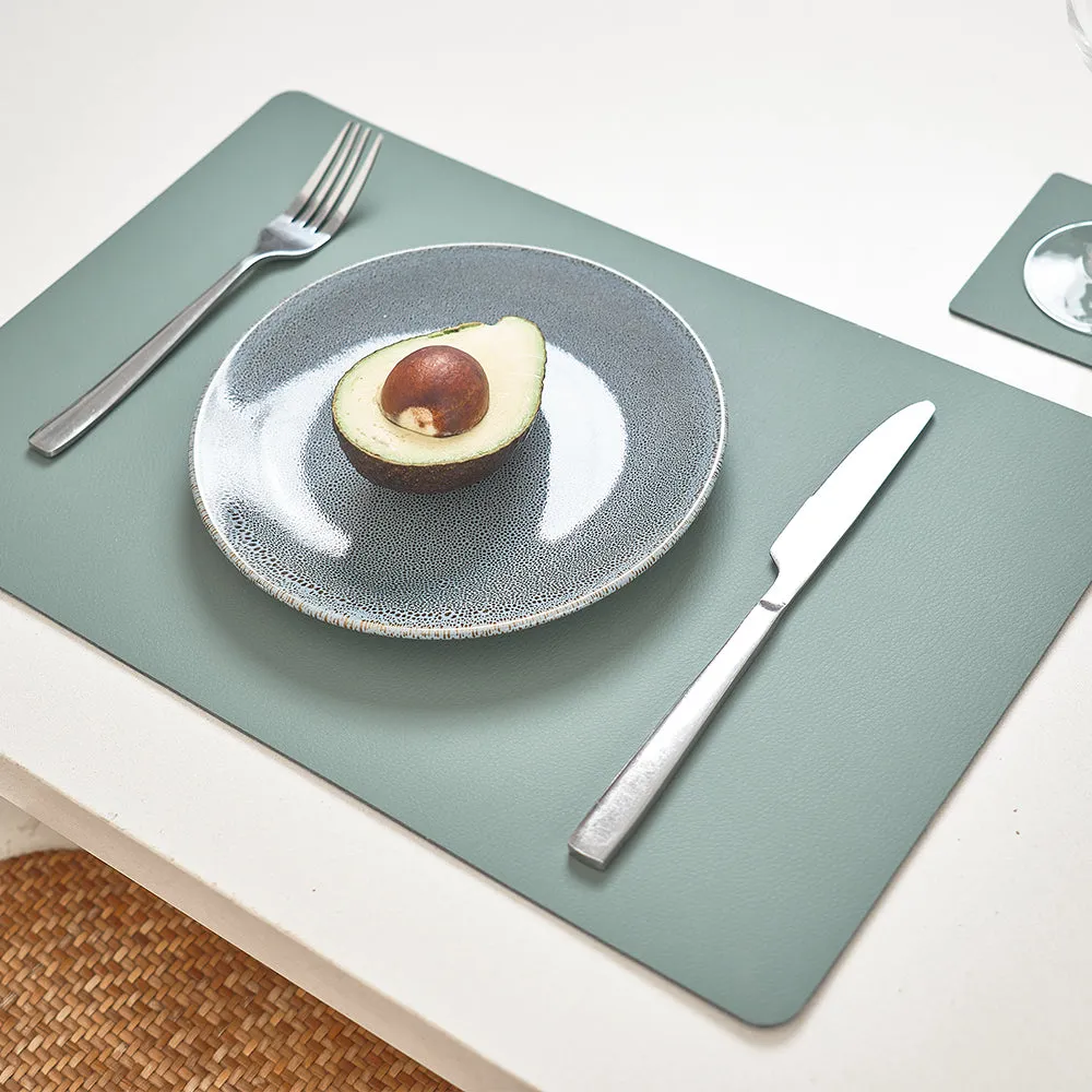 Coaster Set - Recycled Leather