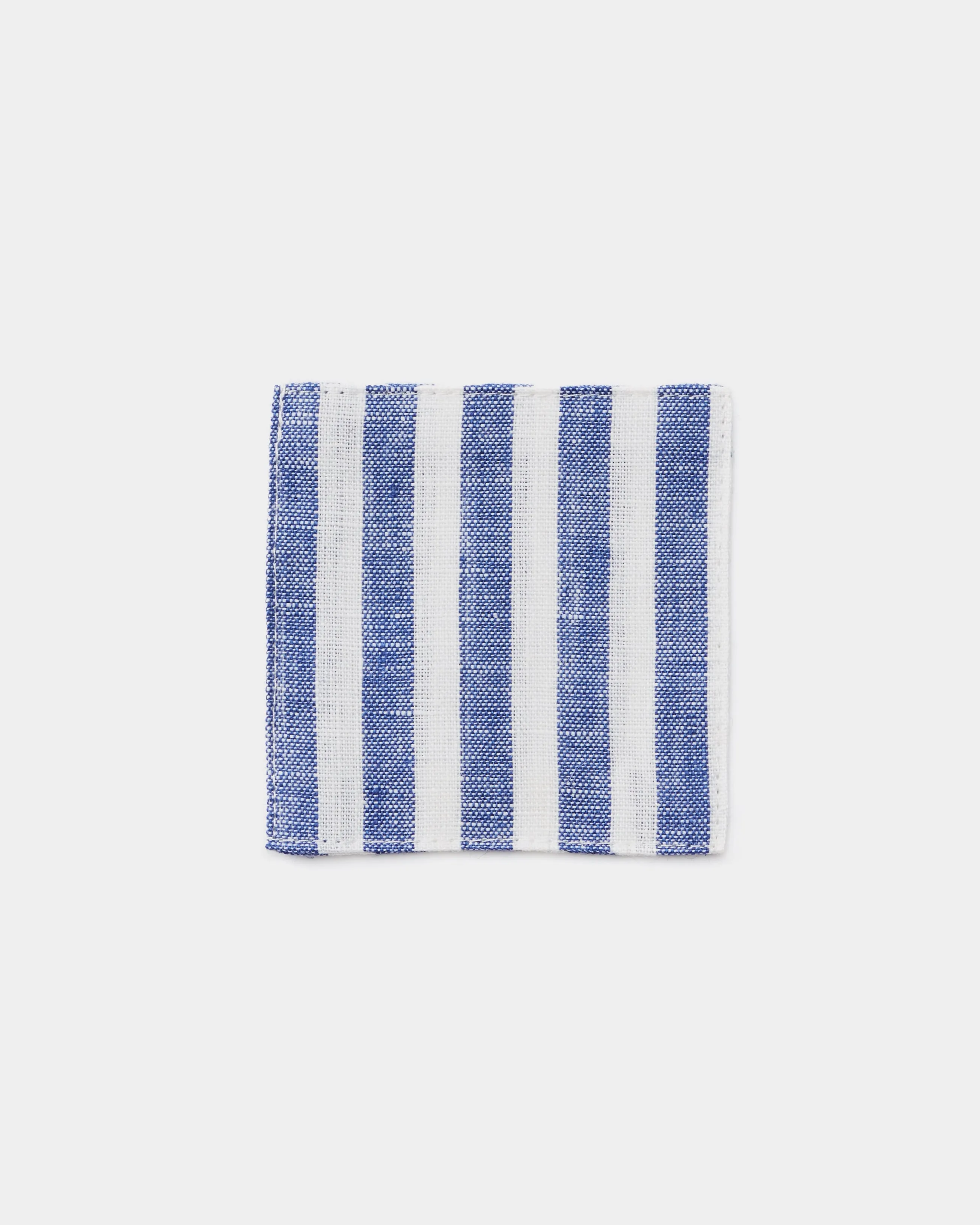 Coasters: Blue White Stripe