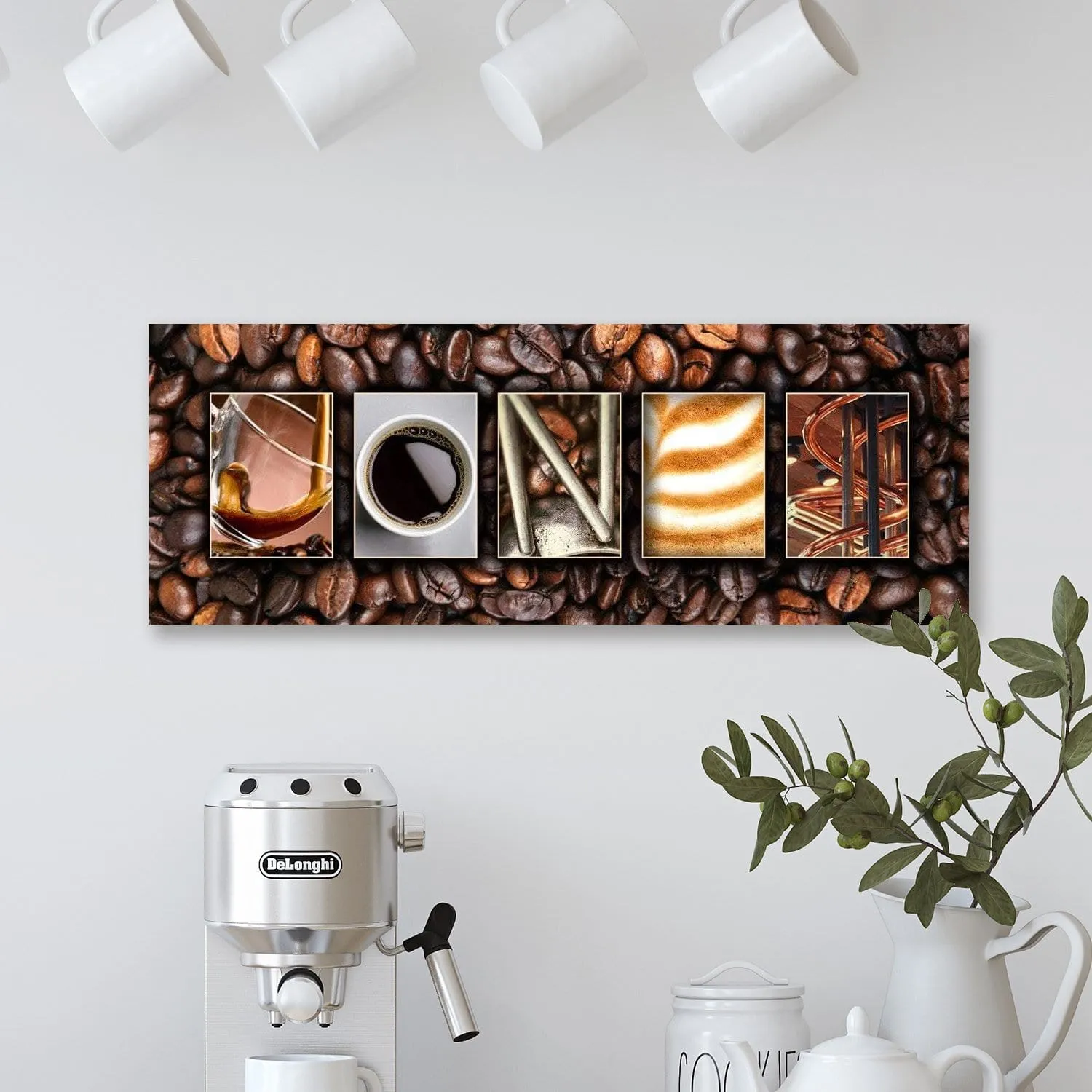 Coffee Letter Name Art Print