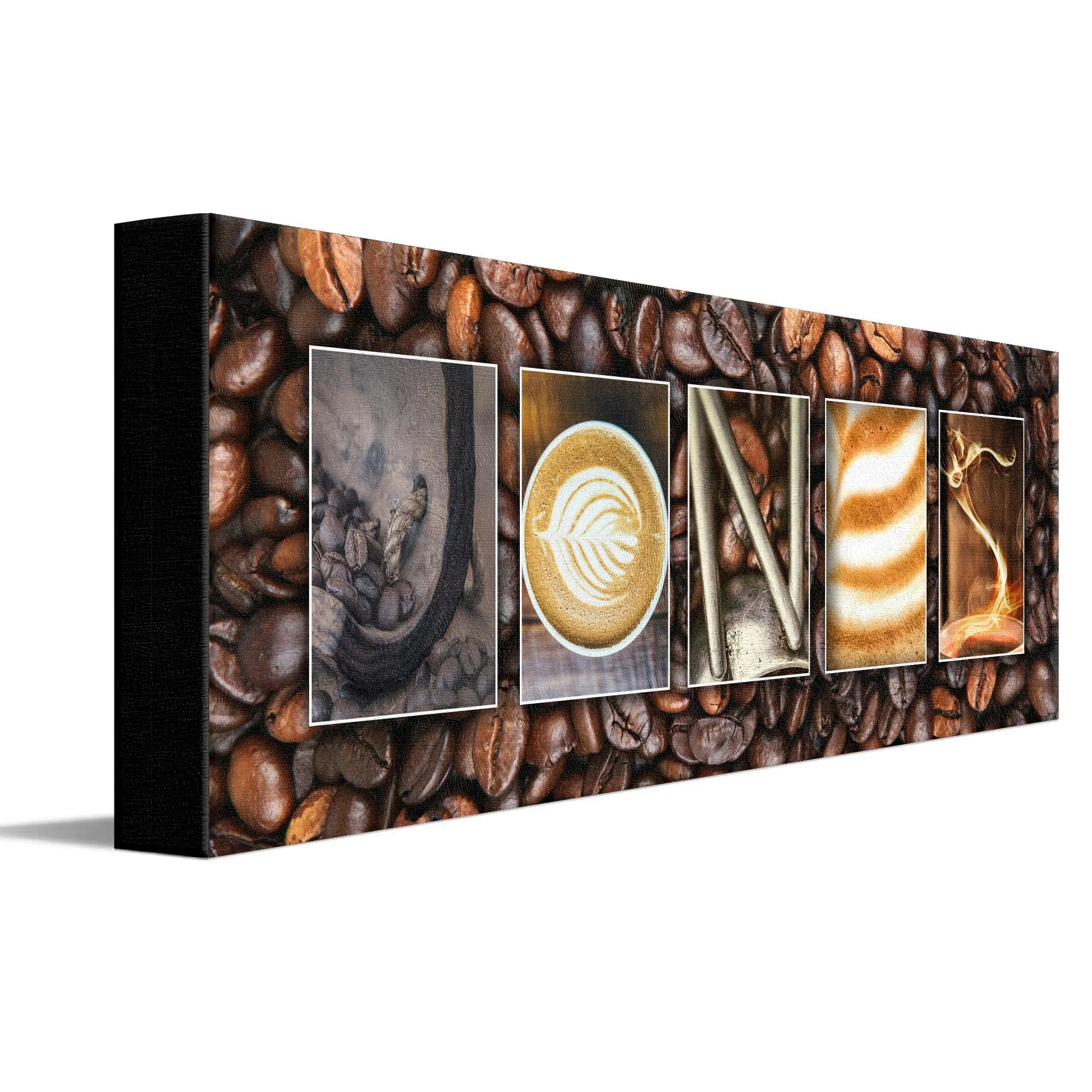 Coffee Letter Name Art Print