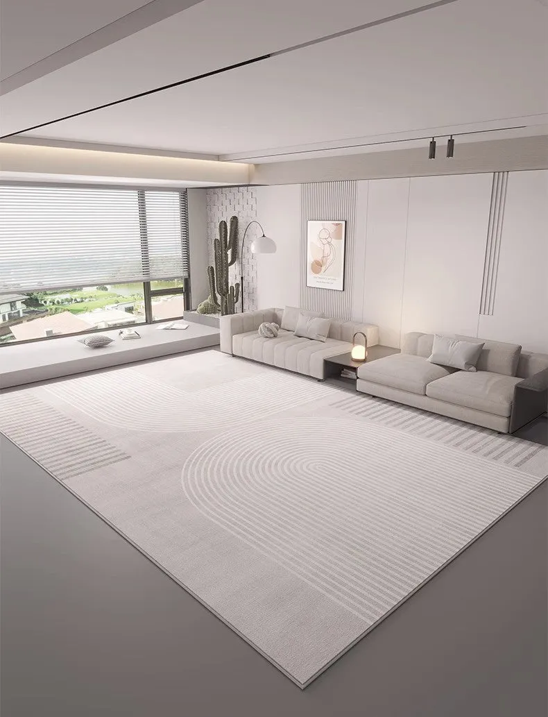 Contemporary Modern Rugs for Living Room, Bedroom Modern Rugs, Grey Abstract Geometric Modern Rugs, Modern Rugs for Dining Room