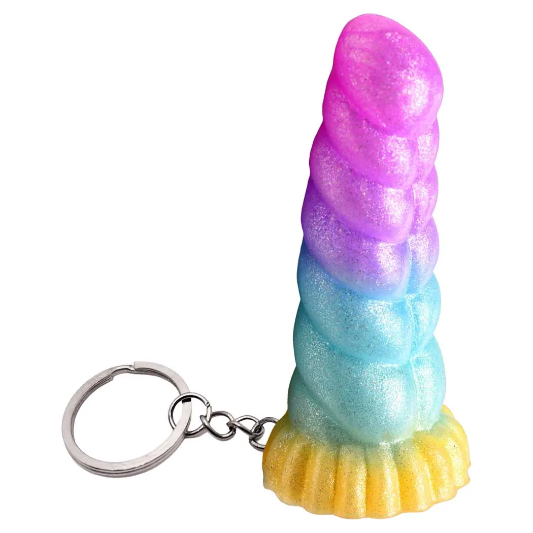 Creature Cocks Mystique Unicorn Keychain