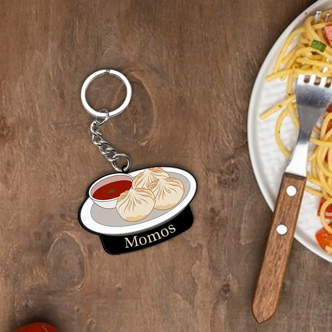 Customized Indian Food Keychain With Name
