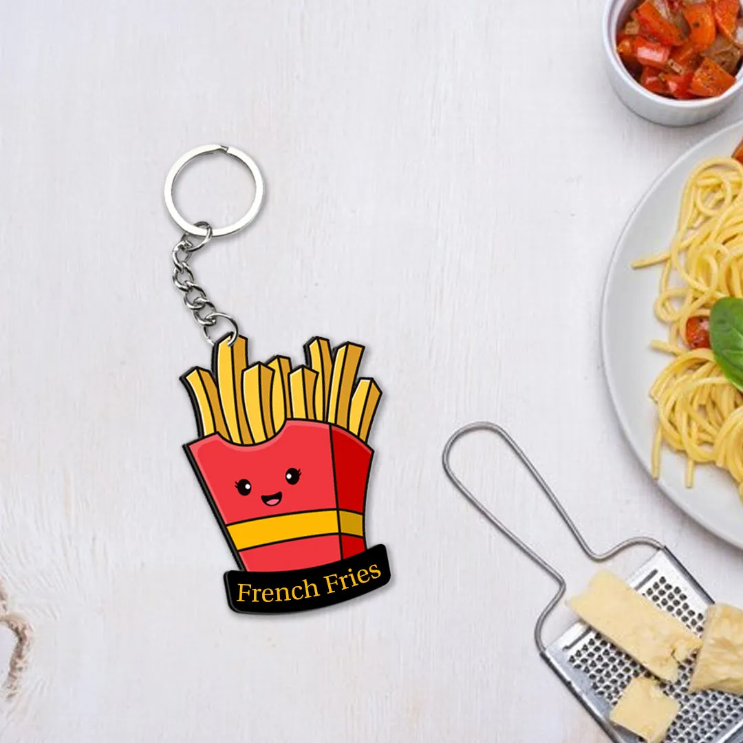 Customized Indian Food Keychain With Name