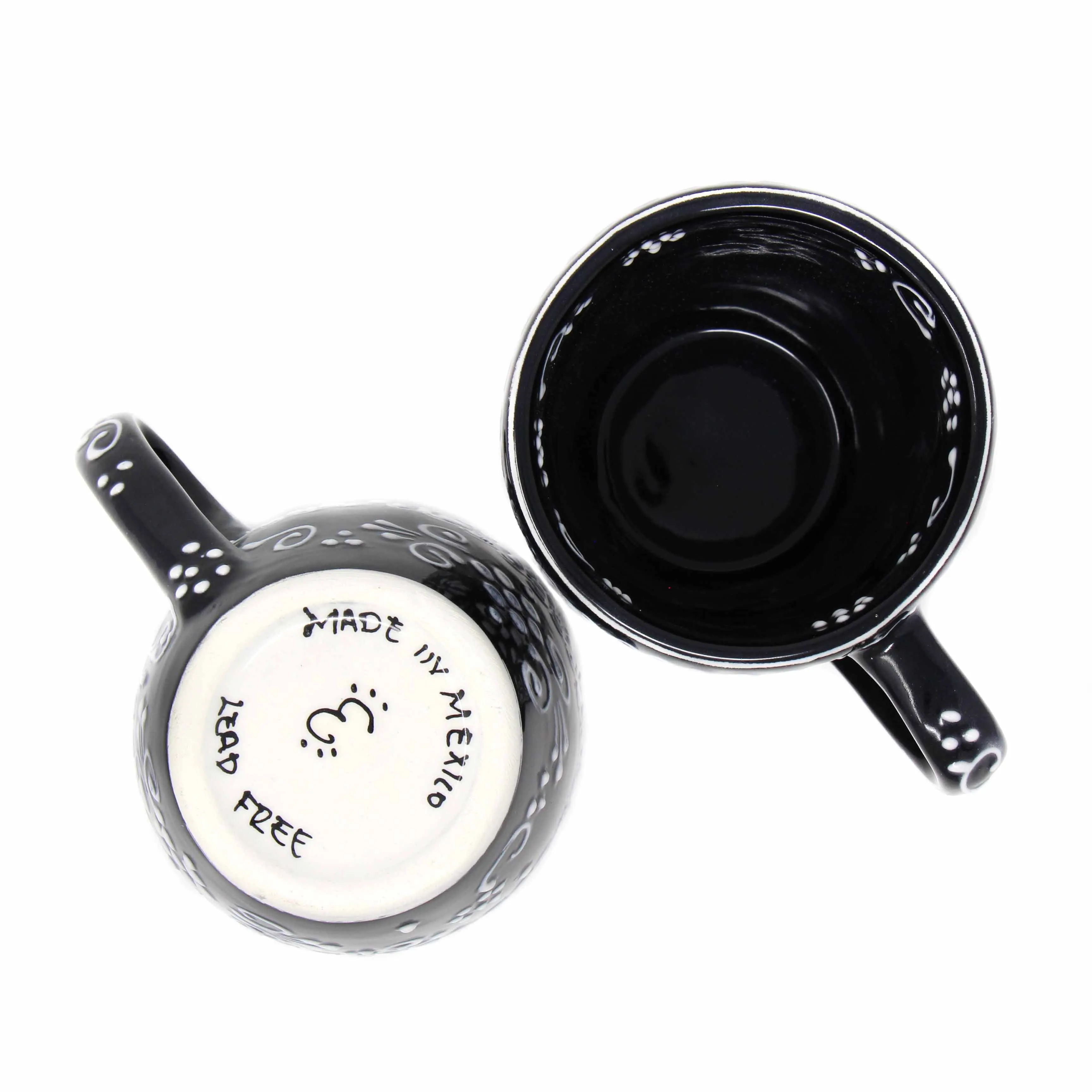 Encantada Handmade Pottery Set of Two Mugs Ink