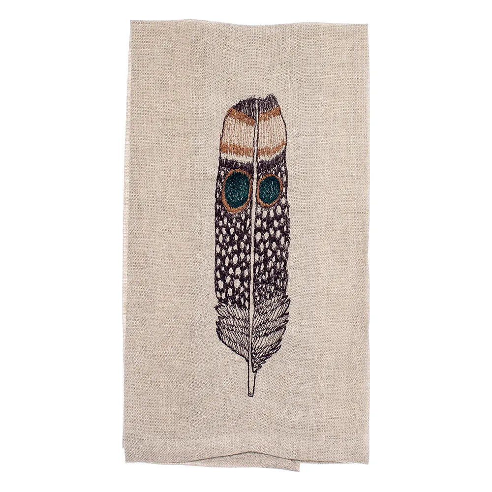 Feathers Collection Tea Towels by Coral & Tusk