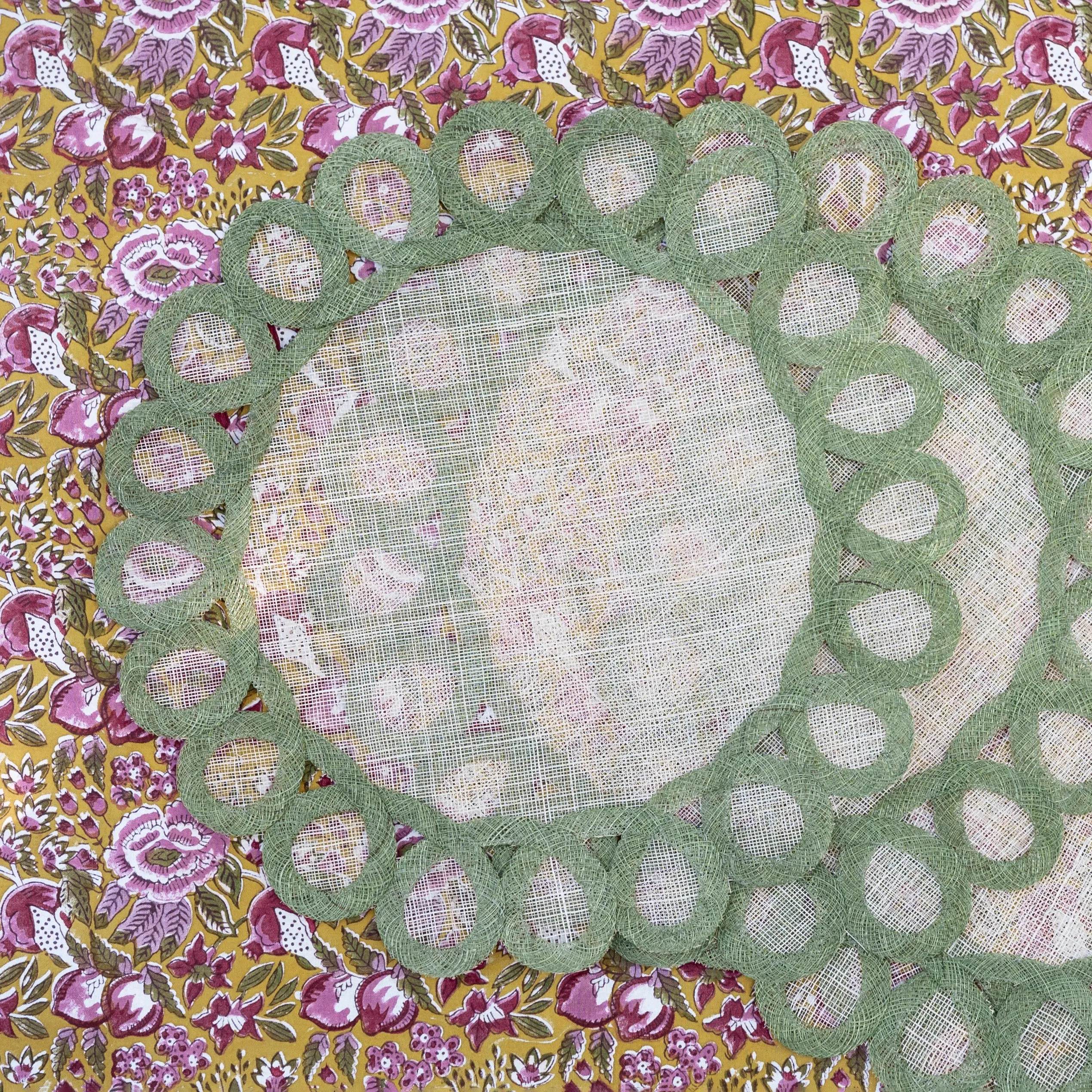 Fern Woven Doodles Placemat | Set of 4