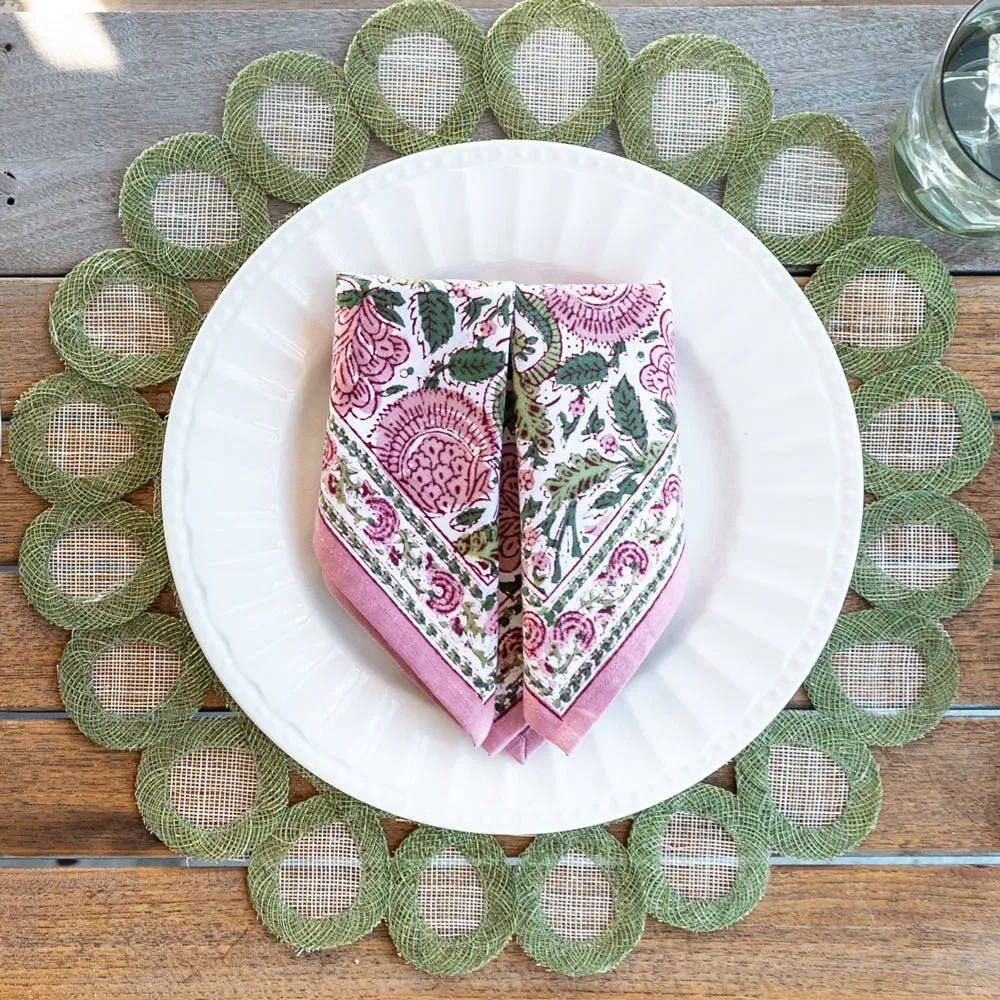 Fern Woven Doodles Placemat | Set of 4
