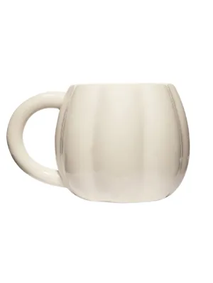 Figurine Coffee Mug - Cream Pumpkin