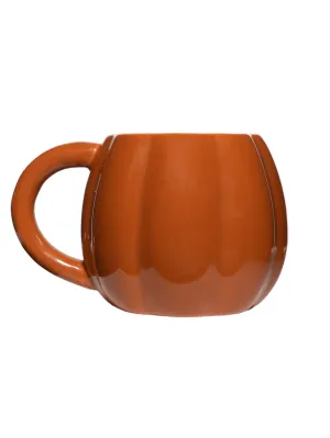 Figurine Coffee Mug - Orange Pumpkin