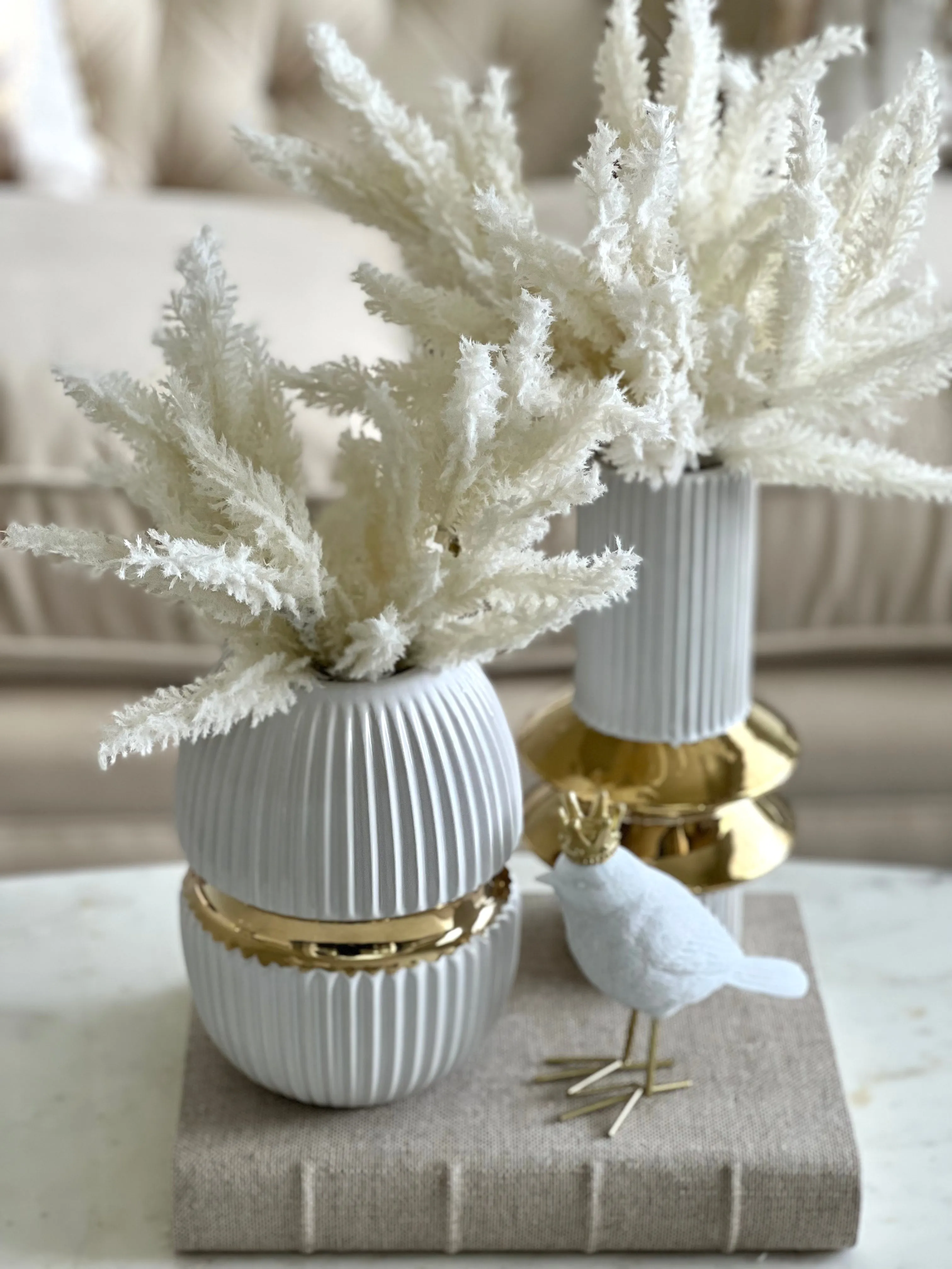 Flocked Pampas Bundle