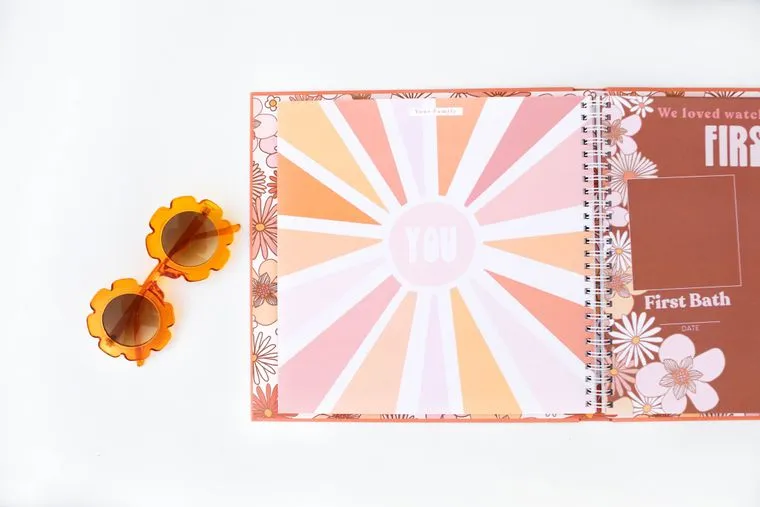 Flower Child Memory Book