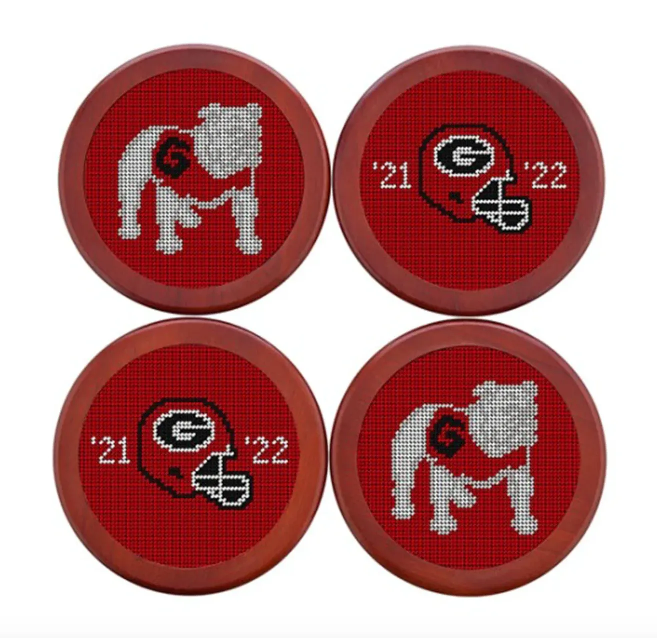 Georgia 2022 Back to Back National Championship Coasters